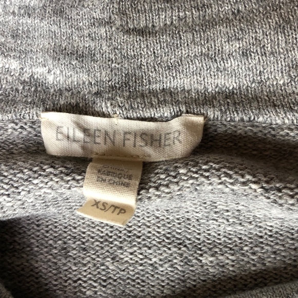 !MUST GO! Eileen Fisher Grey Crop Sweater - Picture 5 of 8